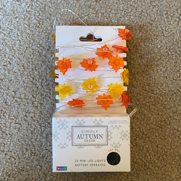 Simply Autumn Decor Leaves Lights - Picture 1 of 4